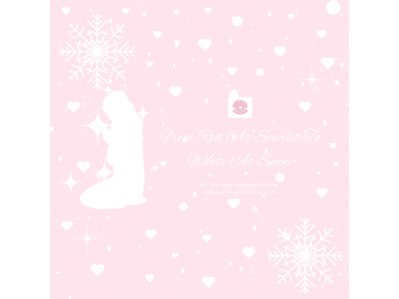 From Red As Scarlet To White As Snow&nbsp;🤍